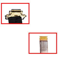 Καλωδιοταινία Οθόνης - Flex Video Screen LCD Cable για Laptop Dell XPS 15 9570 9575 2-in-1 Precision 5530 M5530 TXA01 TV555 0TV555 CN-0TV555 DC02C00GF00 DAZ10 FHD Cam Non Touch eDP 30pins 0.5 Pitch Mo-thumb-2