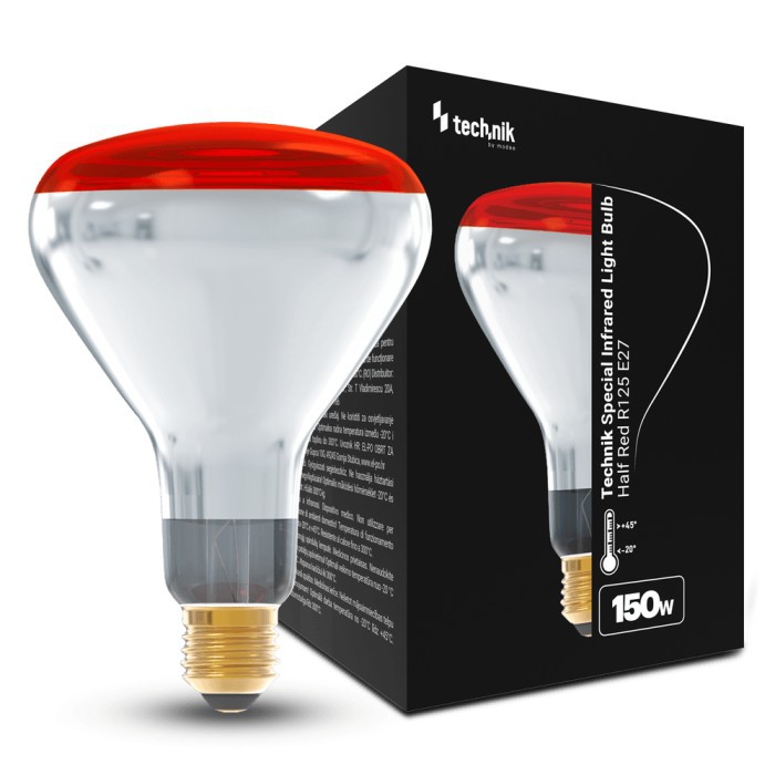 Technik Ειδικός Λαμπτήρας Υπερύθρων Κόκκινος R125 150W E27