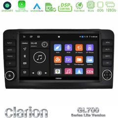 Clarion GL700 Lite Series 8Core Android11 6+128GB Mercedes ML/GL Class W164 2006-2011 Navigation Multimedia Tablet 9" Με Carplay & Android Auto (OEM Look)