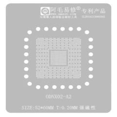 BGA Direct Heat Stencil Template to Reball GPU CPU 52x60mm Amaoe CXD90061GG 0.20mm για Sony PlayStation 5 PS5 ( Κωδ.1-GAME330 )