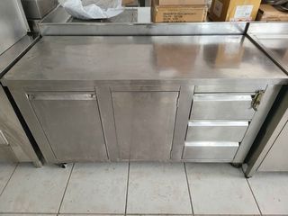 Ερμάριο ανοξείδωτο 150x60x86cm