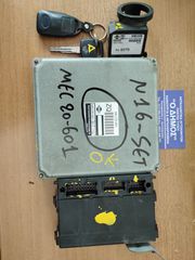 ΕΓΚΕΦΑΛΟΣ+ΚΕΡΑΙΑ+ΚΛΕΙΔΙ+ΙΜΟΒΟΧ ΣΕΤ imobilizer NISSAN-ALMERA-N16 ENGINE-QG15 BLACK 2001-2003