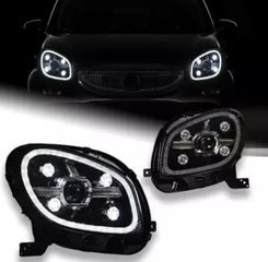 ΦΑΝΑΡΙΑ ΕΜΠΡΟΣ LED Headlights Smart W453 LED Headlight 2015-2020 W453 Head Lamp DRL Signal Projector