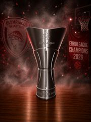 Olympiacos EuroLeague Champion 2026 – Συλλεκτικό 3D Printed Κύπελλο 35 cm