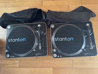 Stanton T.62 Direct Drive Turntables (Ζευγάρι) – Πολύ Καλή Κατάσταση με Θήκες