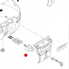 Κουμπί Βαλίτσας Z206R για E55/V56/E52 Givi