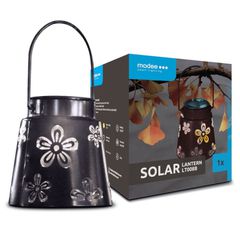 Modee Lighting Ηλιακό Φωτιστικό Κήπου LEDLT008B 11x11,5cm Μαύρο