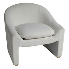 Artekko Cloud Λευκή Υφασμάτινη Μπουκλέ Πολυθρόνα (76x76x71)cm Artekko 735-2209
