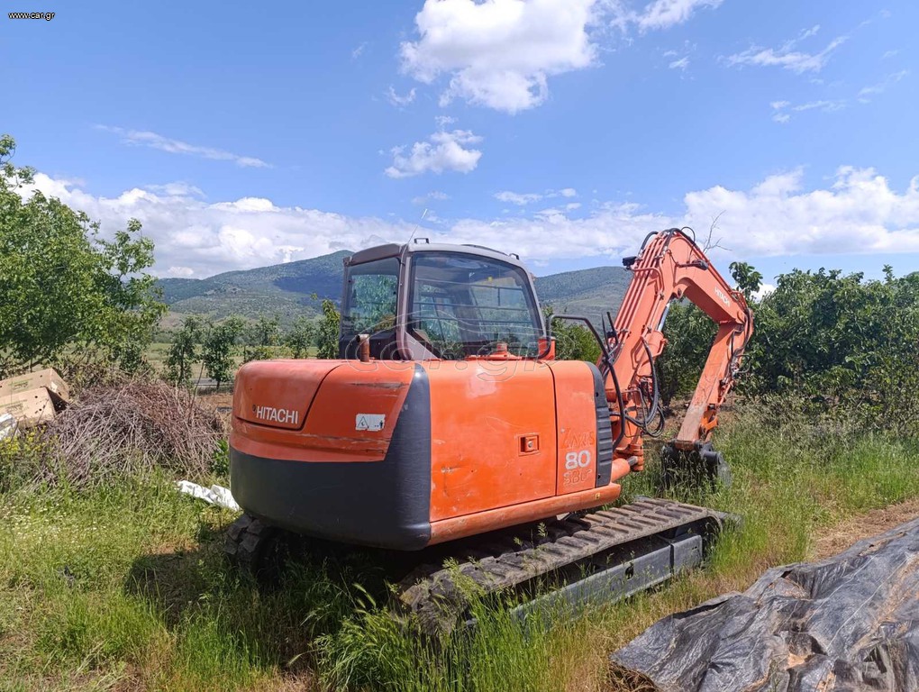 Εκσκαφέας Με Ερπύστριες Hitachi 2008 ΖΧ80ΣΒΛΨ