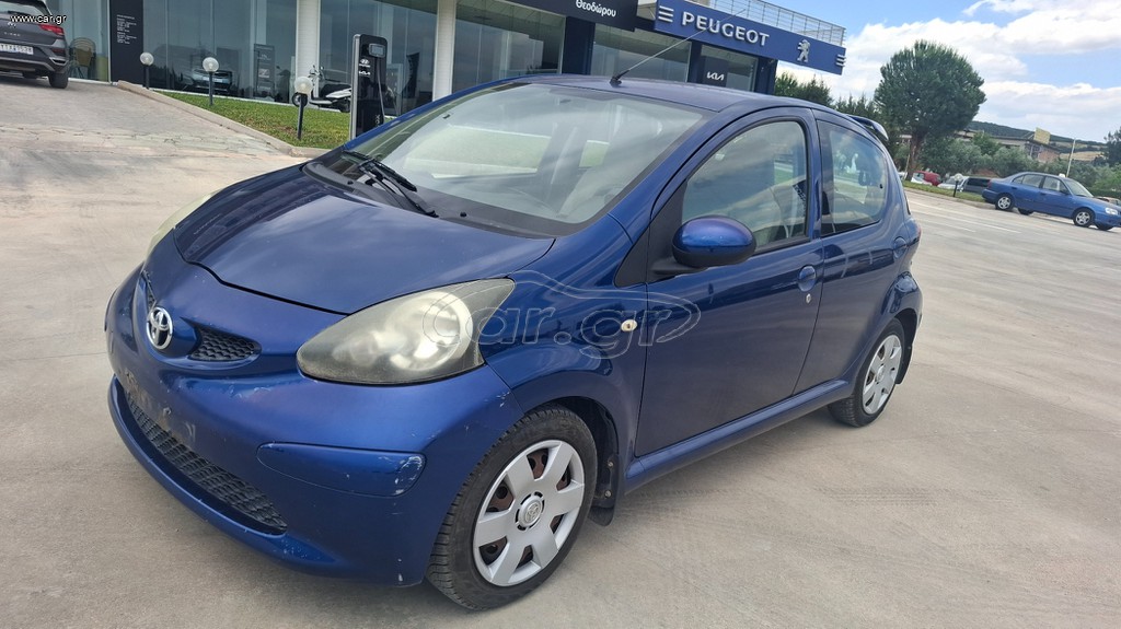 Toyota Aygo 2007 4300 όπως είναι_ελληνικό,στροφόμετρο,a/c,βιβλίο service