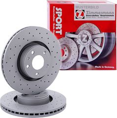 ΤΡΥΠΗΤΕΣ ΔΙΣΚΟΠΛΑΚΕΣ ZIMMERMANN 298Χ28 ΓΙΑ TOYOTA C-HR 43512-F4010