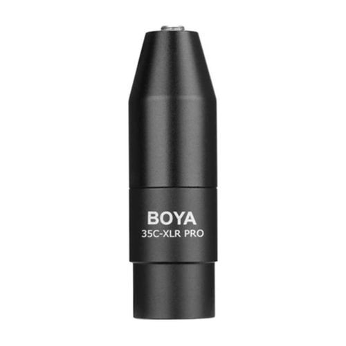 Προσαρμογέας BOYA Mini-Jack σε XLR Pro Black EU