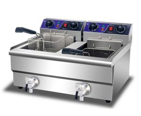 ΠΡΟΣΦΟΡΑ!!! VENTUS FRYDT10 Galore Ηλεκτρική Φριτέζα Διπλή 12kW Χωρητικότητας 2x10lt 69x54x41cm
