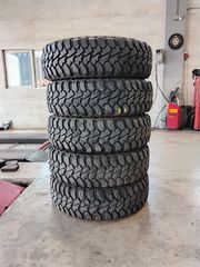 5 μεταχειρισμενα ελαστικα 235/80-17 NEXEN RADIAL MT X. DOT '24 - ρεζερβα απατητη DOT '23.