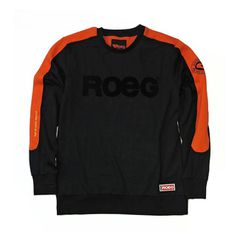 Roeg Μπλούζα Μακρυμάνικη Randy Sweat Jersey black / orange - 2XL