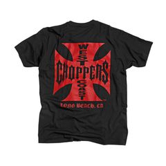 West Coast Choppers Μπλούζα κοντομάνικη OG |  WCC OG Classic t-shirt black/red - 2XL