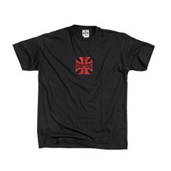 West Coast Choppers Μπλούζα κοντομάνικη OG |  WCC OG Classic t-shirt black/red - L