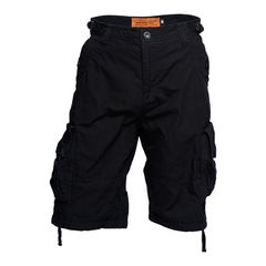 West Coast Choppers Βερμούδα West Coast Choppers σε μαύρο | WCC Caine ripstop cargo shorts black - XL
