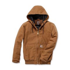 Carhartt Μπουφάν Washed duck insulated active jack καφέ | brown - M