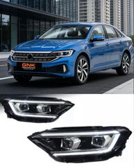 ΦΑΝΑΡΙΑ ΕΜΠΡΟΣ LED Headlights Volkswagen Jetta MK7 models, and is a high-spec LED projector headlight assembly with sequential turn signals.