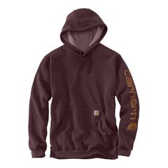 Carhartt Φούτερ Sleeve logo hoodie port | Μπορντό MPN K288-PRT - 2XL