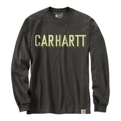 Carhartt Μπλούζα Graphic logo longsleeve peat | MPN 104891-306 - XL