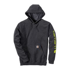 Carhartt Φούτερ Sleeve logo hoodie carbon heather | Γκρι Σκούρο MPN K288-026 - XL