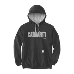 Carhartt Φούτερ Felt Logo hoodie black | Μαύρο MPN 105494-BLK - L