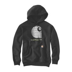 Carhartt Φούτερ με Κουκούλα Rain Defender μαύρο | Ηoodie black - M