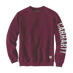 Carhartt Φούτερ Logo sweatshirt port | Μπορντό MPN 105444-PRT - 2XL