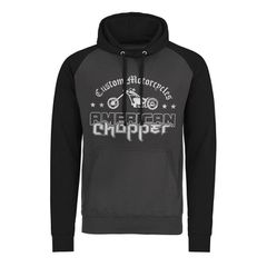 American Chopper Φούτερ με Κουκούλα Washed logo baseball hoodie - L