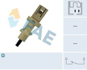 Διακόπτης των φώτων φρένων ALFA ROMEO / CITROEN / FIAT / LANCIA 7627639, 7682537, 4534.17