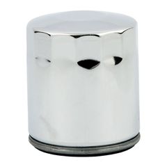 MCS, spin-on oil filter. Chrome