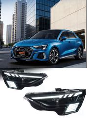 ΦΑΝΑΡΙΑ ΕΜΠΡΟΣ LED headlights Audi A3 with sequential turn signals and LED bi-xenon projector 21/24