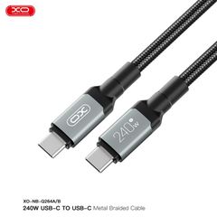 XO NB-Q264B Type-c to Type-c 240W High Power Data Cable 2m-thumb-2