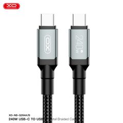 XO NB-Q264B Type-c to Type-c 240W High Power Data Cable 2m-thumb-1