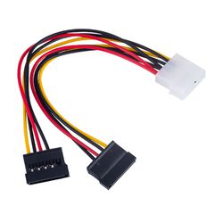 AKYGA AK-CA-16 MOLEX ΑΡΣ / 2X SATA ΘΗΛ 2X 15CM