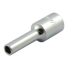 1/4" 12-point brake pad pin socket tool. 3/8" drive