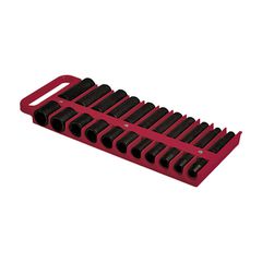 LISLE 1/2" SOCKET HOLDER, RED-thumb-1