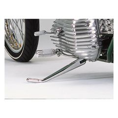 K-Tech, weld-on Diamond jiffy stand. Chrome-thumb-1