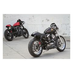 Burly, Sportster cafe tail section. Paintable cowl-thumb-3