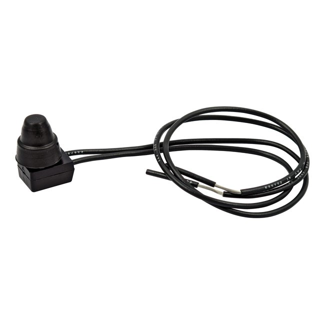 Custom Dynamics, on-off push button switch. Waterproof
