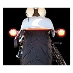 Custom Dynamics billet LED taillight chrome with clear lens-thumb-1