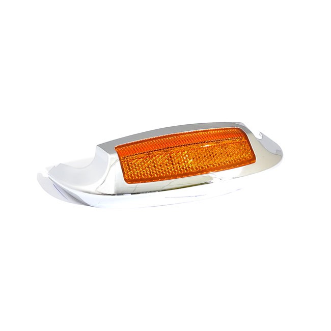 Custom Dynamics front fender tip with light chrome