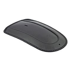 Mustang, rear fender bib. Plain with braided edges