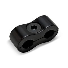 Motion Pro, throttle / idle cable clamp. Black, 7mm-thumb-1