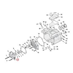 Cometic o-ring, clutch cable-thumb-2