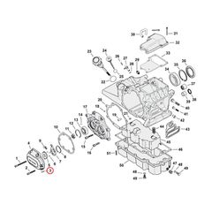 Cometic o-ring, clutch cable-thumb-4