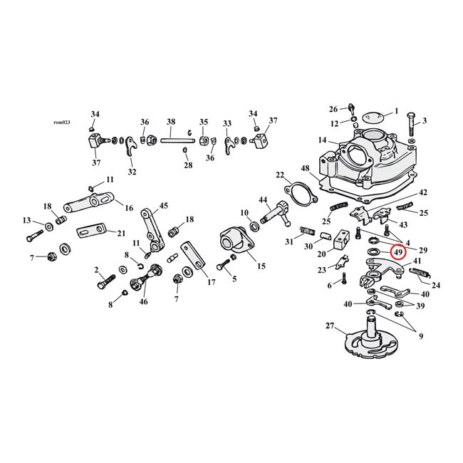 THRUST WASHER, SHIFTER CAM
