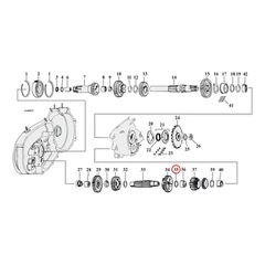 THRUST WASHER,C-SHAFT 1GEAR